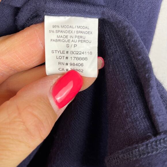 Theory 3/4 Sleeve Buttery Soft Modal Navy Single Button Blazer Size‎ Small - Picture 7 of 10